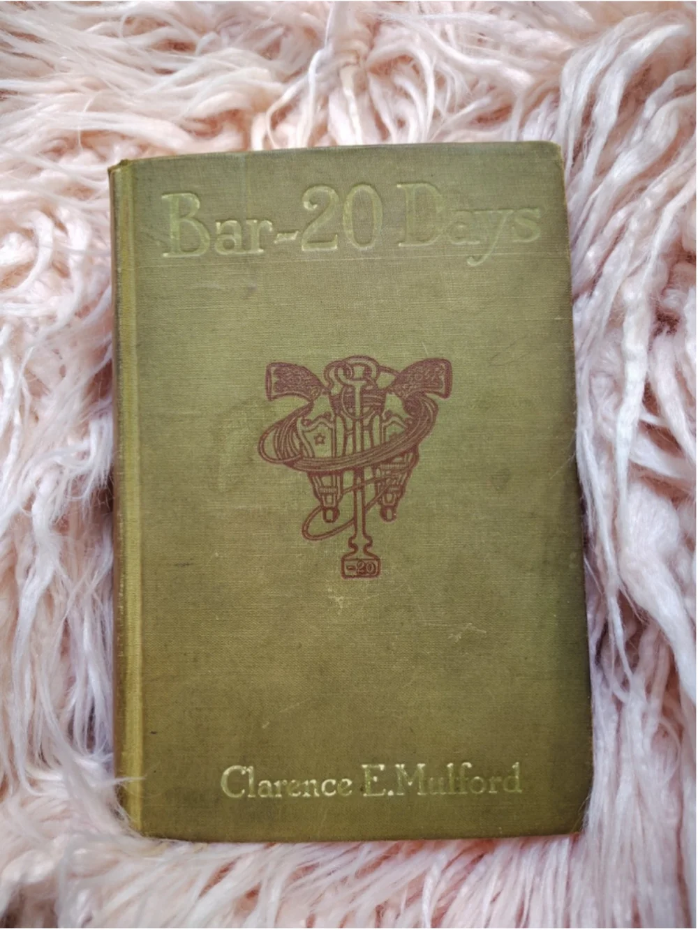 Bar-20 Days by Clarence E. Mulford 1911 Hardcover NO Dustcover Pictures Vibrant